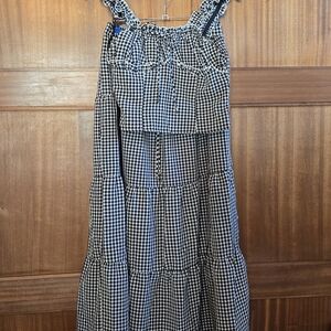 Sienna Sky Black and White Checkered Top